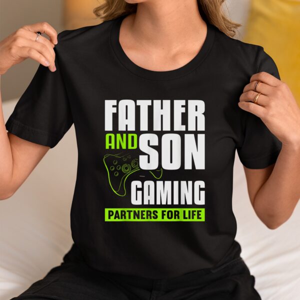 Father And Son Gaming Partners For Life Video Game Matching T-Shirt