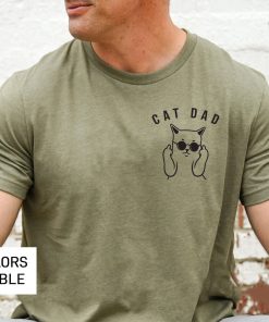 Cat Dad TShirt Cat Lover Shirt Funny Cat Tee Cat Father Cat Dad Cat Daddy Shirt, Animal Lover Gift, Gift from the Cat, Cat Dad Gift