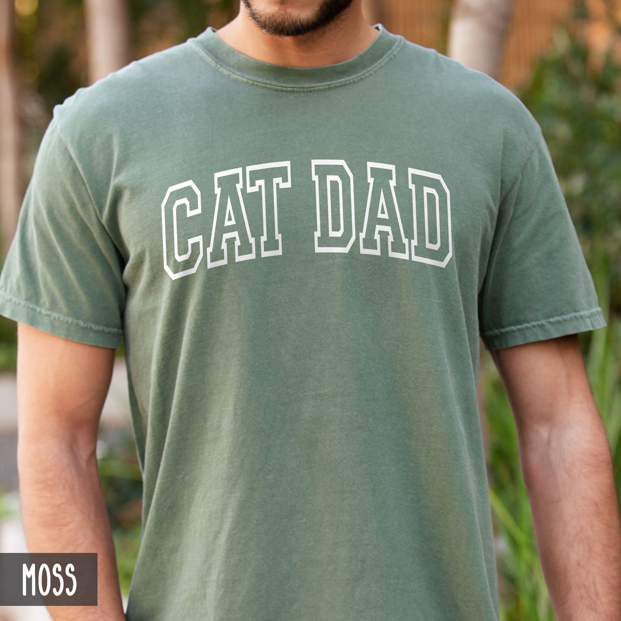 Cat Dad Shirt, Cat Lover Tee, Fathers Day Gift,Vintage Varsity style Cat Daddy Shirt, Best Cat Dad Ever tee