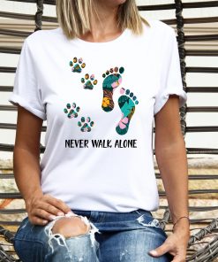 Floral Paw Print Shirt, Cute Dog Mom Pet Lover Apparel