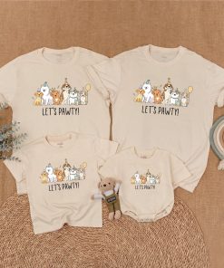 Let's Pawty Birthday Matching Family Shirt, First Birthday Mommy and Me Tee, Matching Outfit.