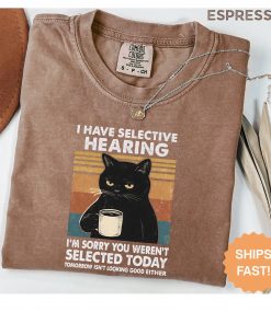 I Like Cats And Coffee Shirt, Retro Coffee Lover Gift, Vintage Funny Cat Mom Shirt