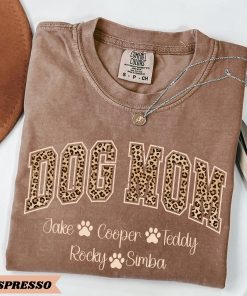 Personalized Dog Mom Shirt, Custom Fur Mama Gift Sweatshirt