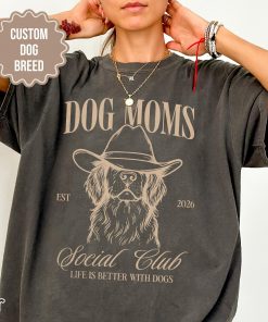 Custom Dog Breed Shirt, Personalized Dog Mom Est T-Shirt