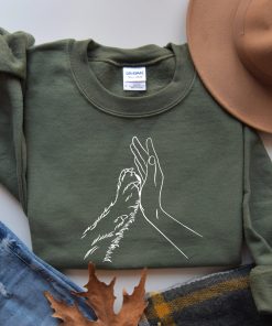 Pet Lover Shirts, Paw Heart Design, Animal Rescue Gift Tee, Gift For Pet Lovers.
